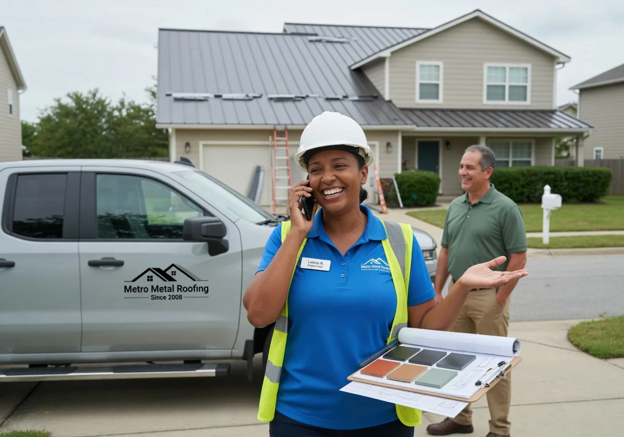 Storm Damage Metal Roof Repair in Traverse City, MI